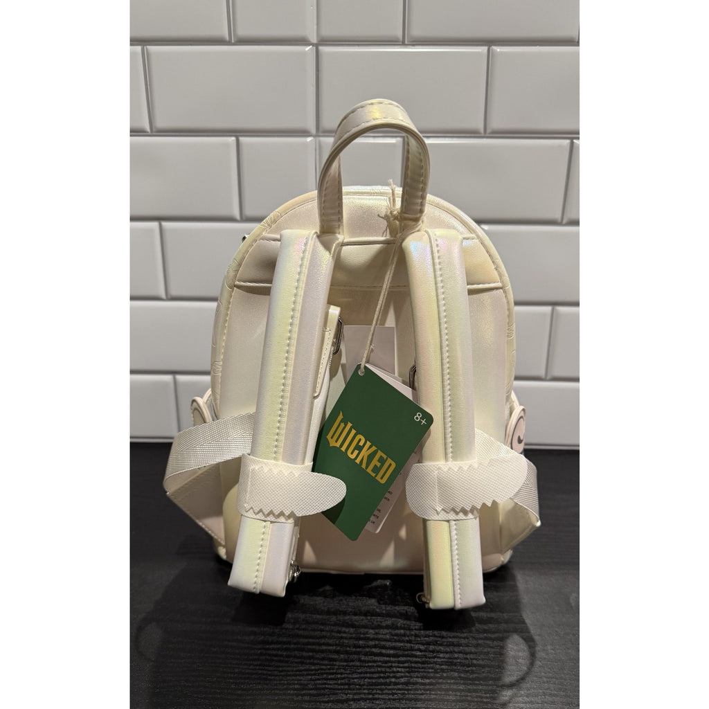 NWT Loungefly Wicked: For Good Glinda Butterfly Bubble Mini Backpack