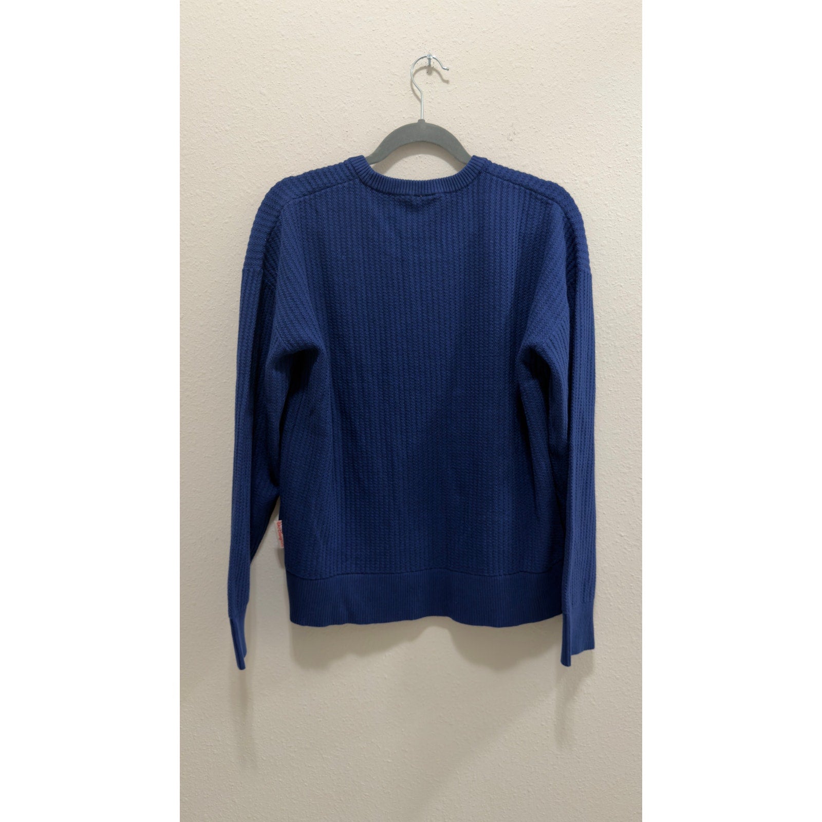 Walt Disney World Americana American Flag Knit Sweater Blue Women Large NWT