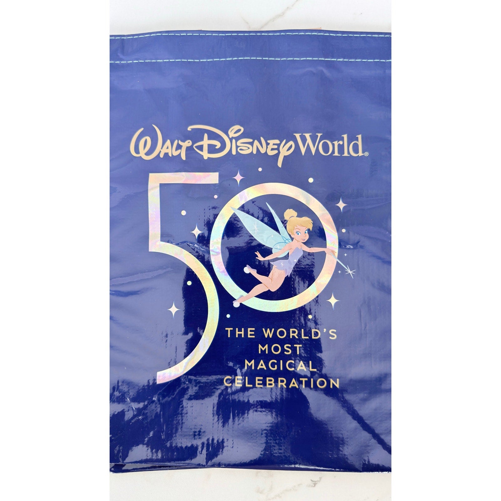 Walt Disney World 50th Anniversary Reusable Tote Bag - Small NEW