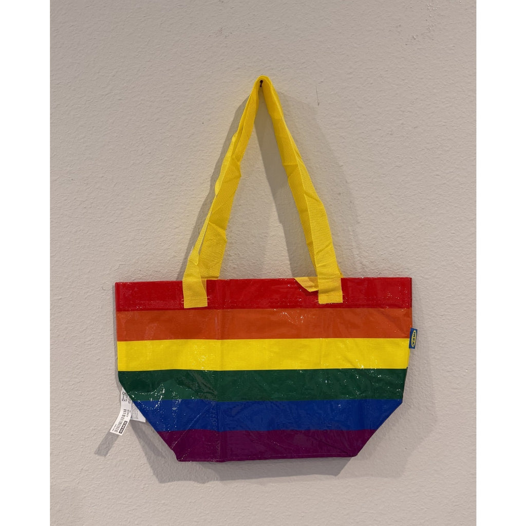IKEA STORSTOMMA Rainbow Tote Bag - Small/Medium NEW