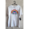Disney Parks Rainbow Castle T-Shirt Women's XL WDW Mickey Pride Tee NWT