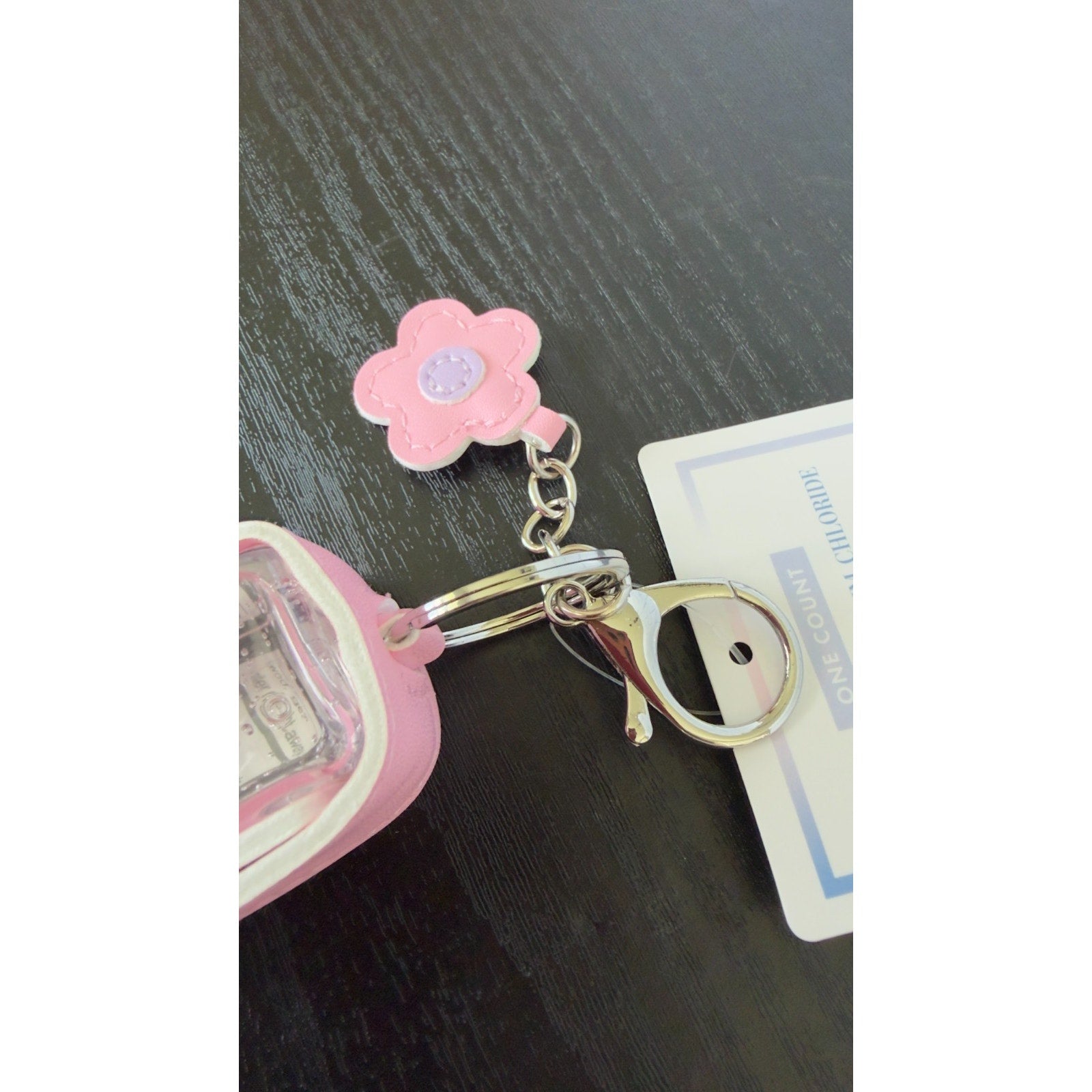 NWT Bullseye's Playground™ Santizer Key Chain Pink