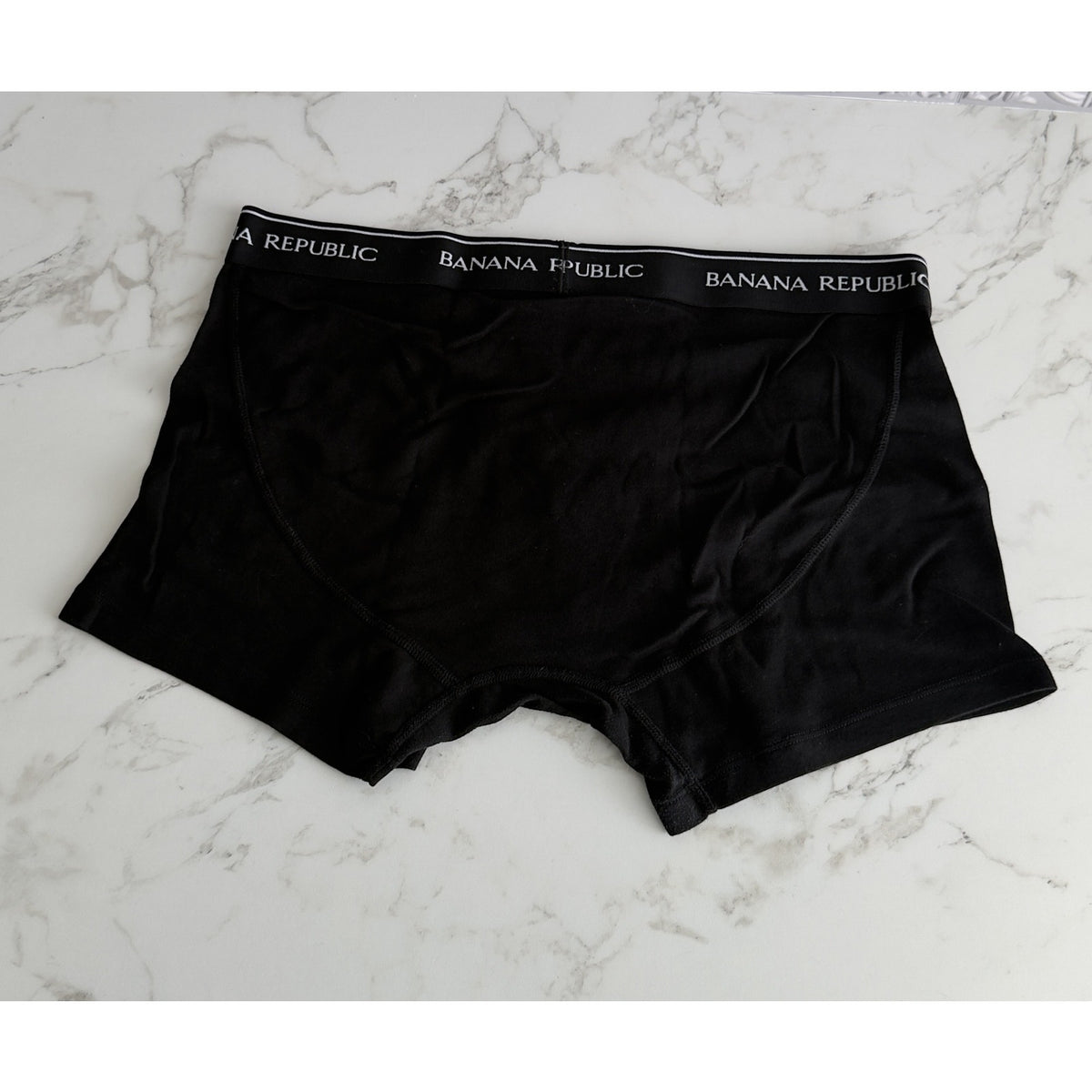 Banana Republic Mens 5 Inseam Boxer Briefs 3 Pack Black Stretch Size Large NWOT