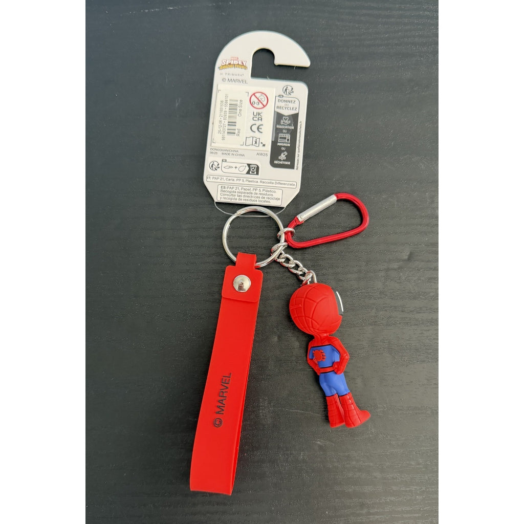 NEW Primark Marvel Spider-Man Travel Dangle Keychain Bag Charm