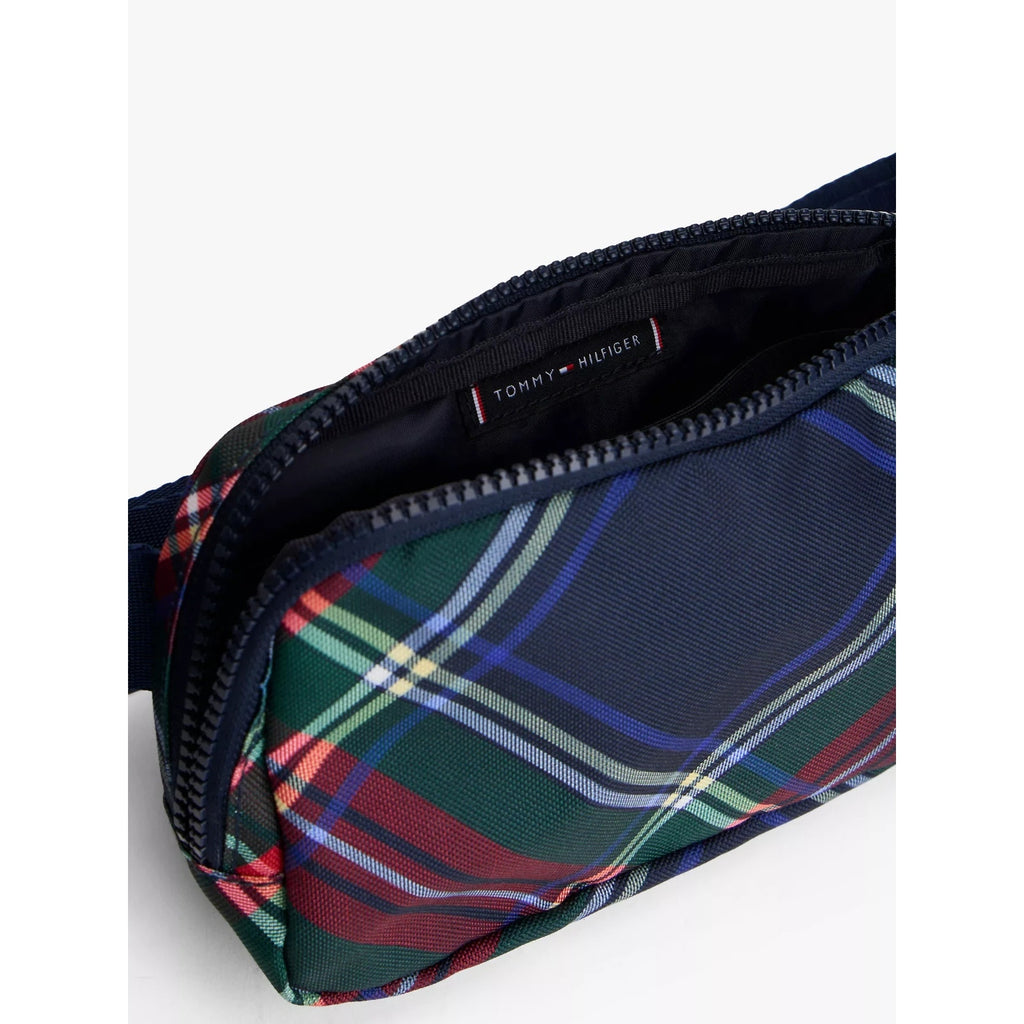 Tommy Hilfiger Tartan Plaid Belt Bag - Navy/Green (NWT)