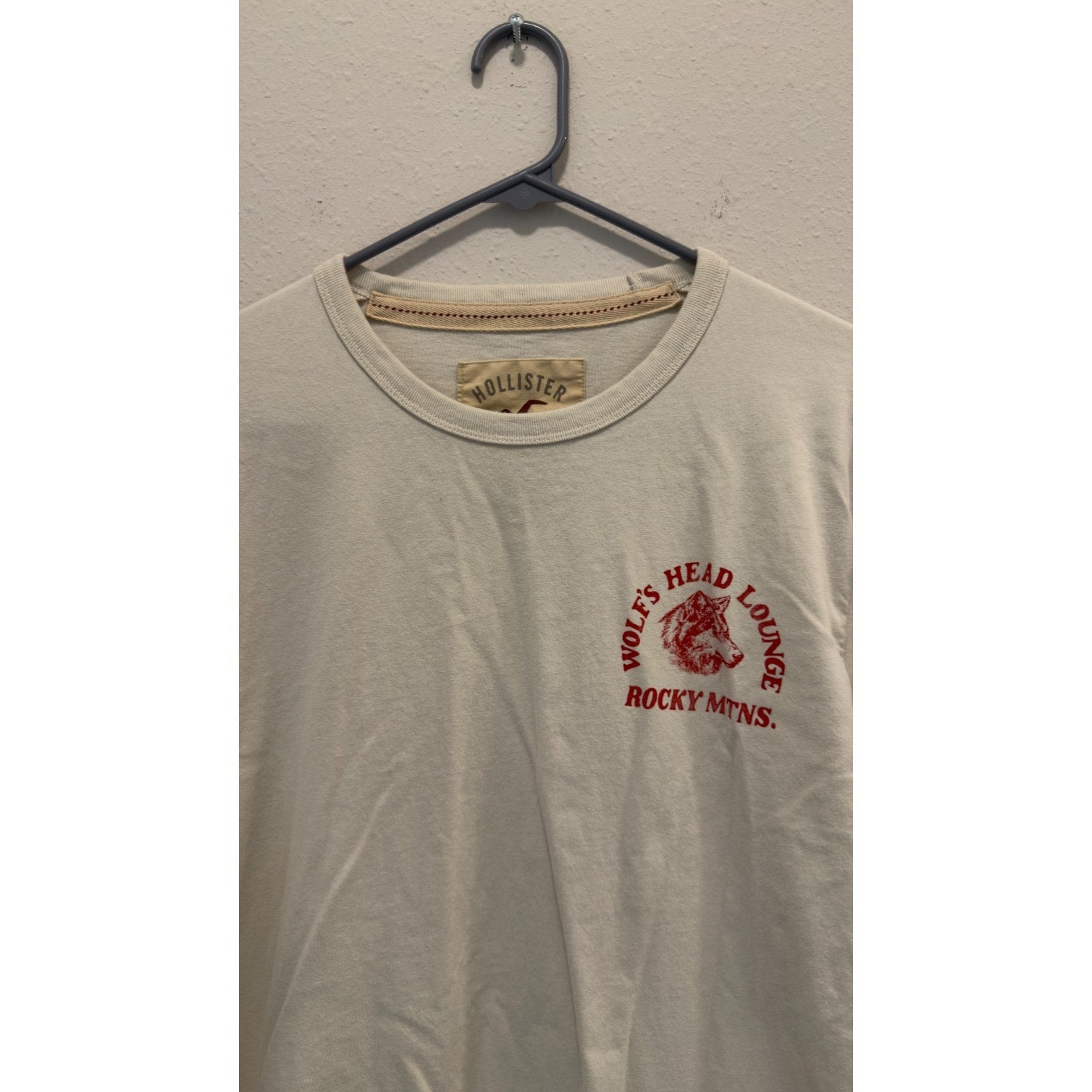 Hollister Layered Long-Sleeve Wolf’s Head Lounge Graphic Tee - Men’s Large NWT