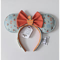 Disney-Park's 2024 Loungefly Flower & Garden Orange Bird Mickey Ears Headband
