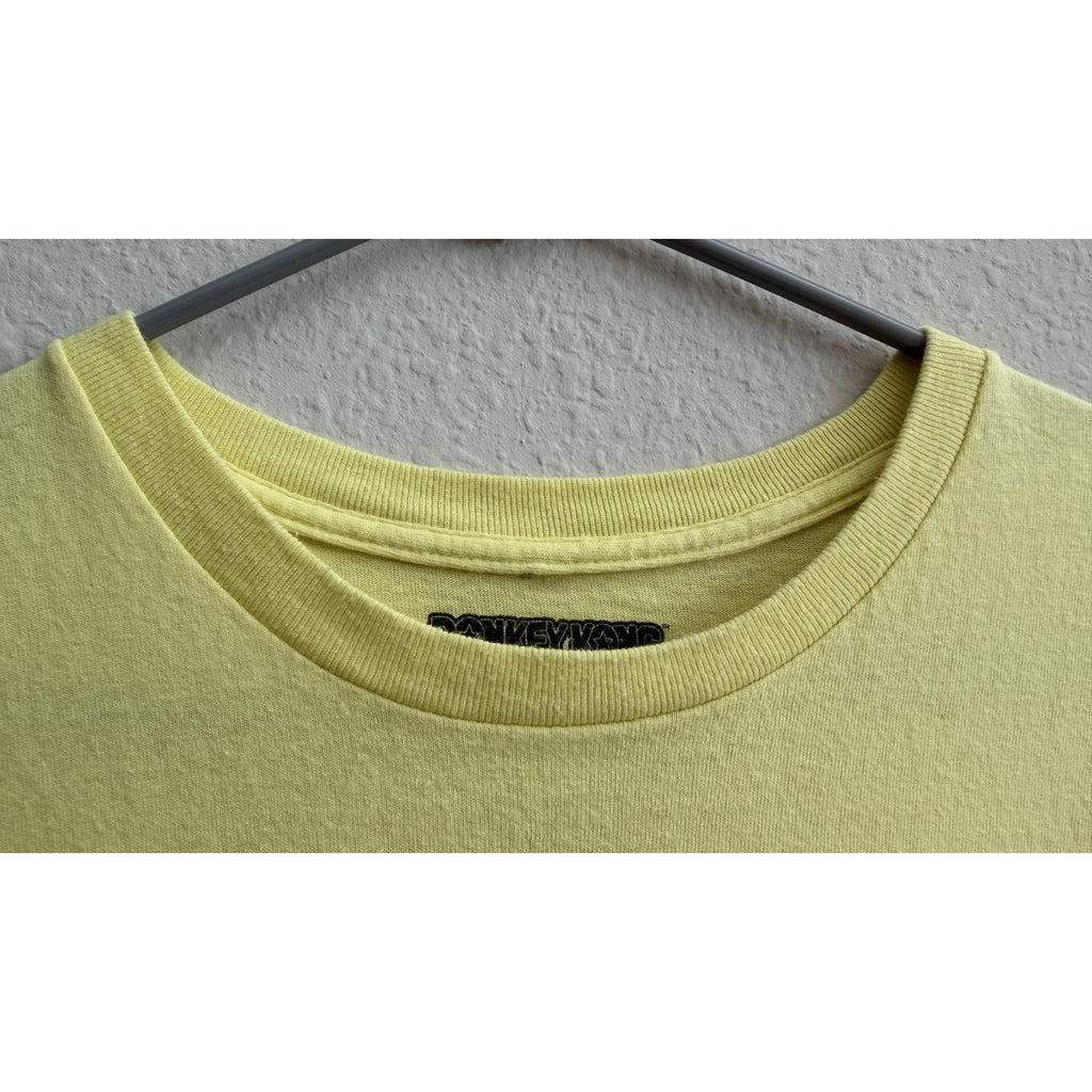 Nintendo Donkey Kong Men's Yellow Graphic T-Shirt Size XL