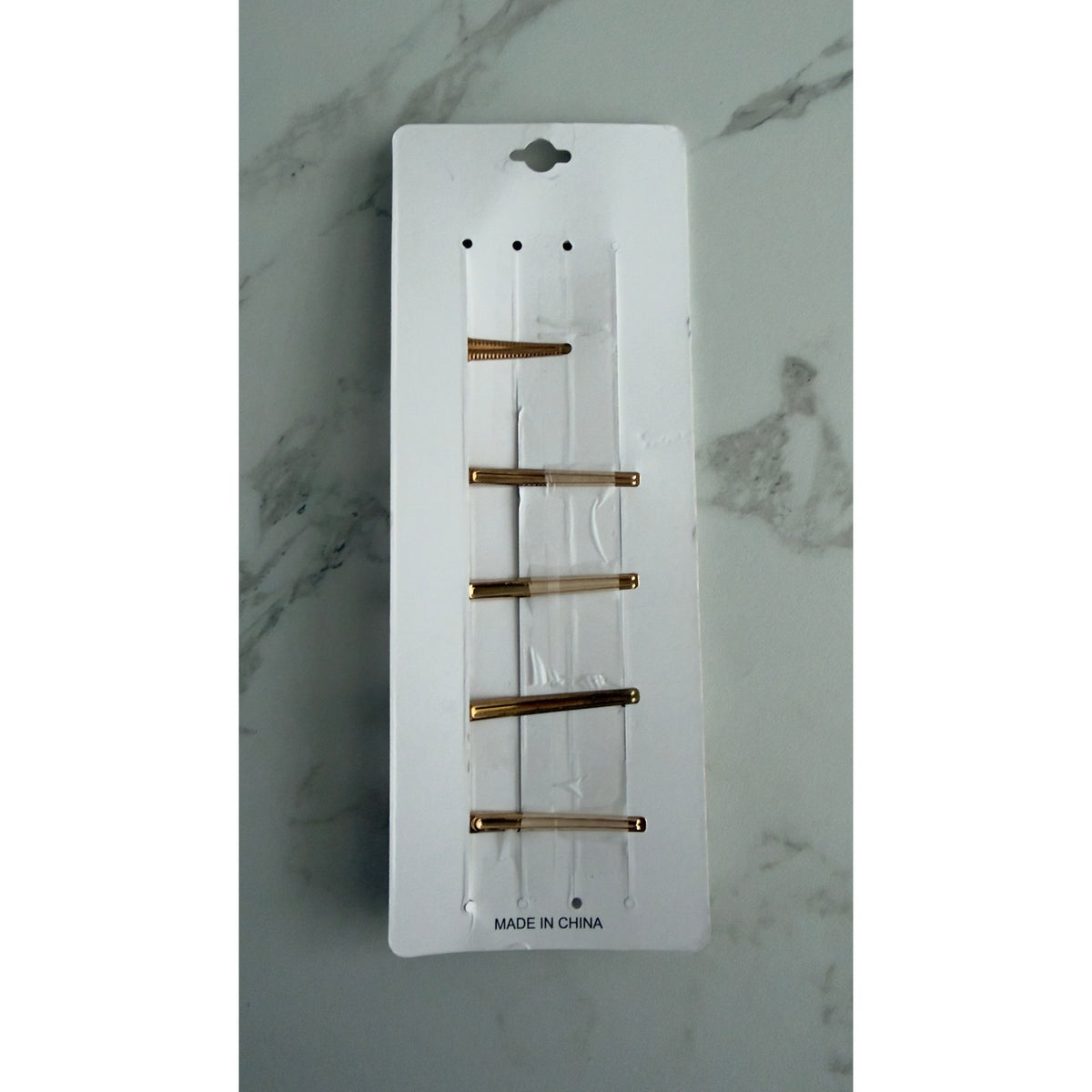 5 Pack Gold Rhinestone & Pearl Leaf Alligator Hair Clips Set