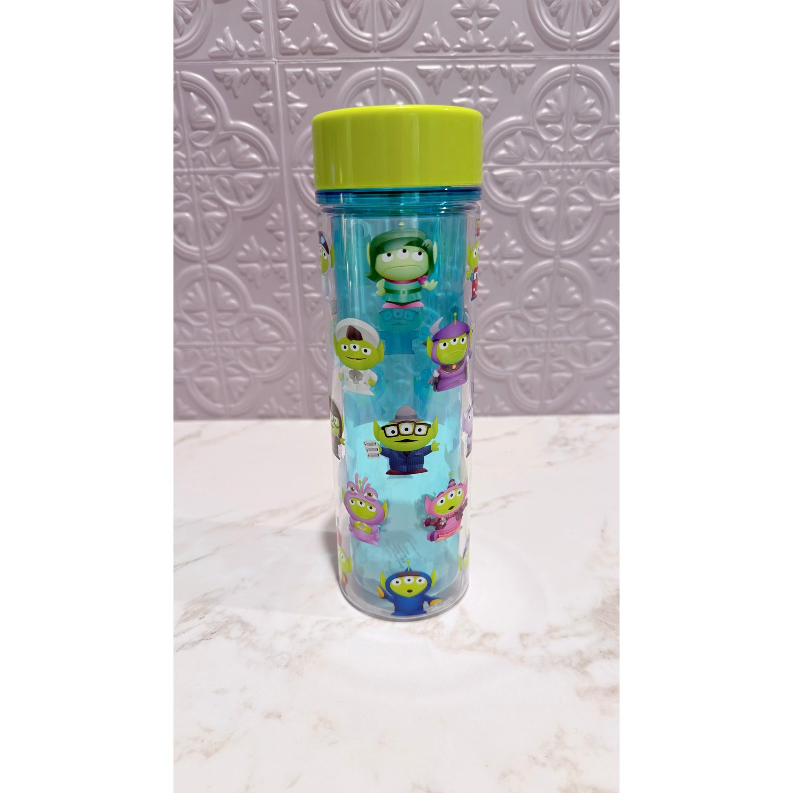 Disney Parks Toy Story Little Green Men Alien Stainless Steel Water Bottle NEW