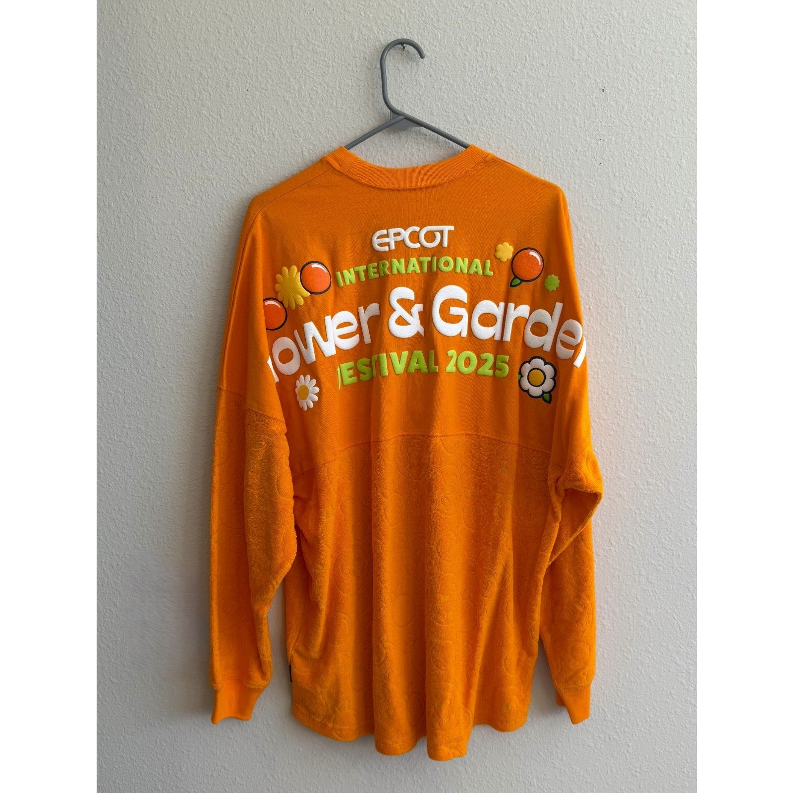 Disney Parks x Spirit Jersey 2025 EPCOT Flower & Garden Orange Bird Large