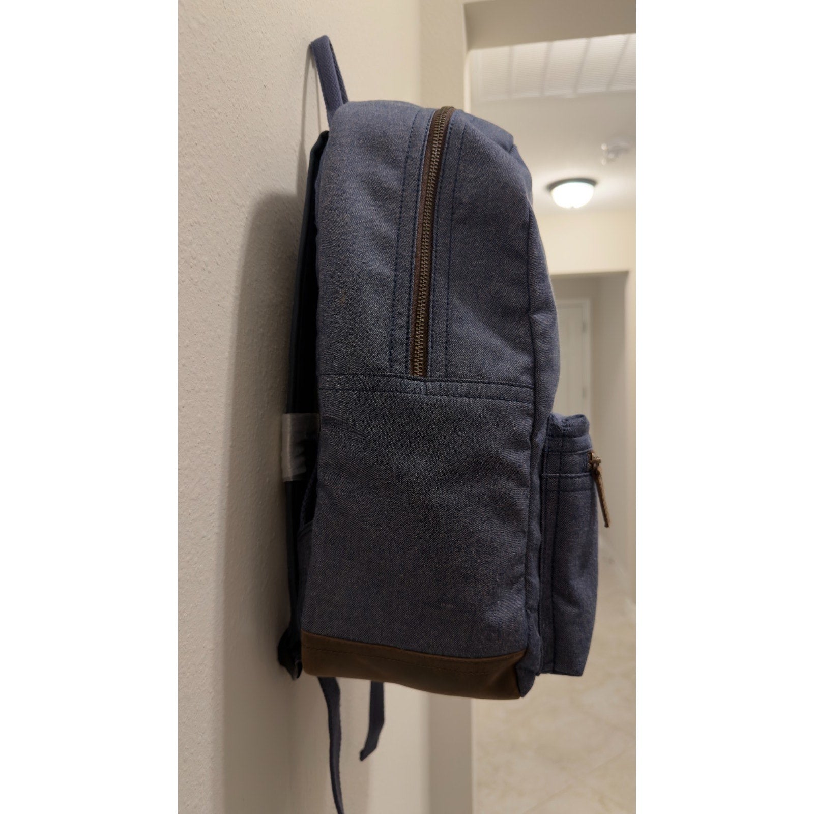 NWT Wrangler Kayce Canvas Backpack - Blue Denim Western Laptop Bag