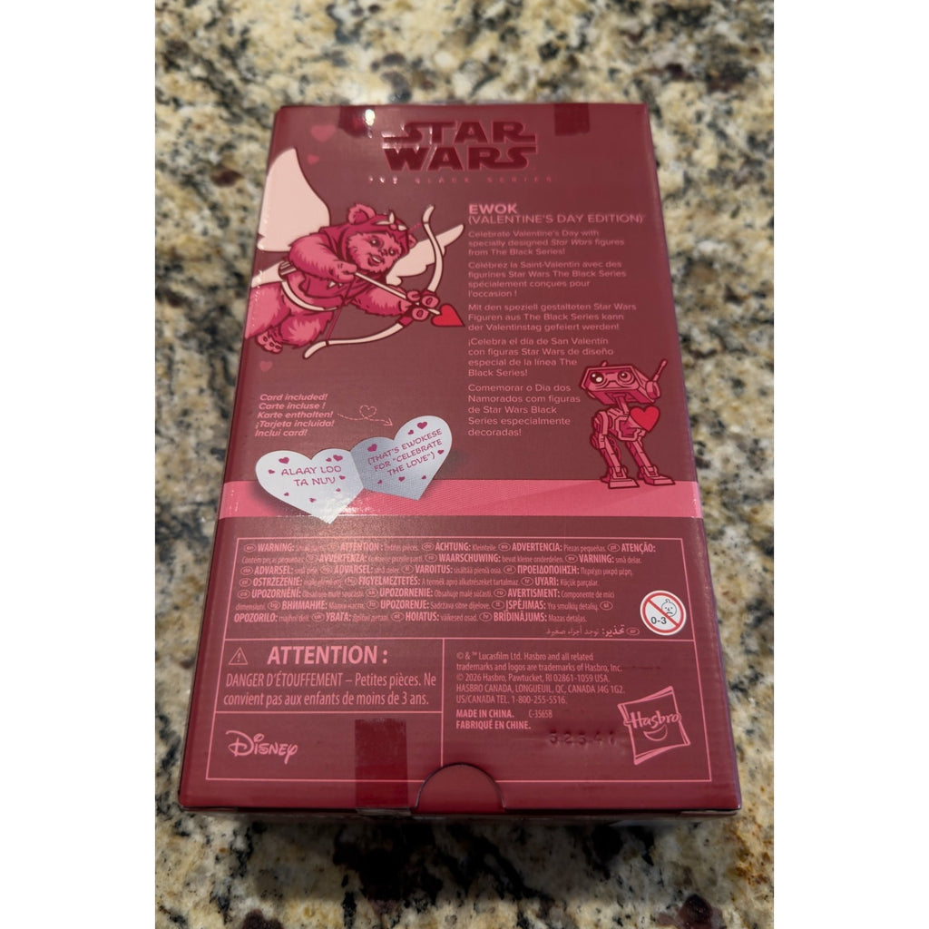 Star Wars The Black Series Ewok (Valentine’s Day Edition) 6" Action Figure NIB