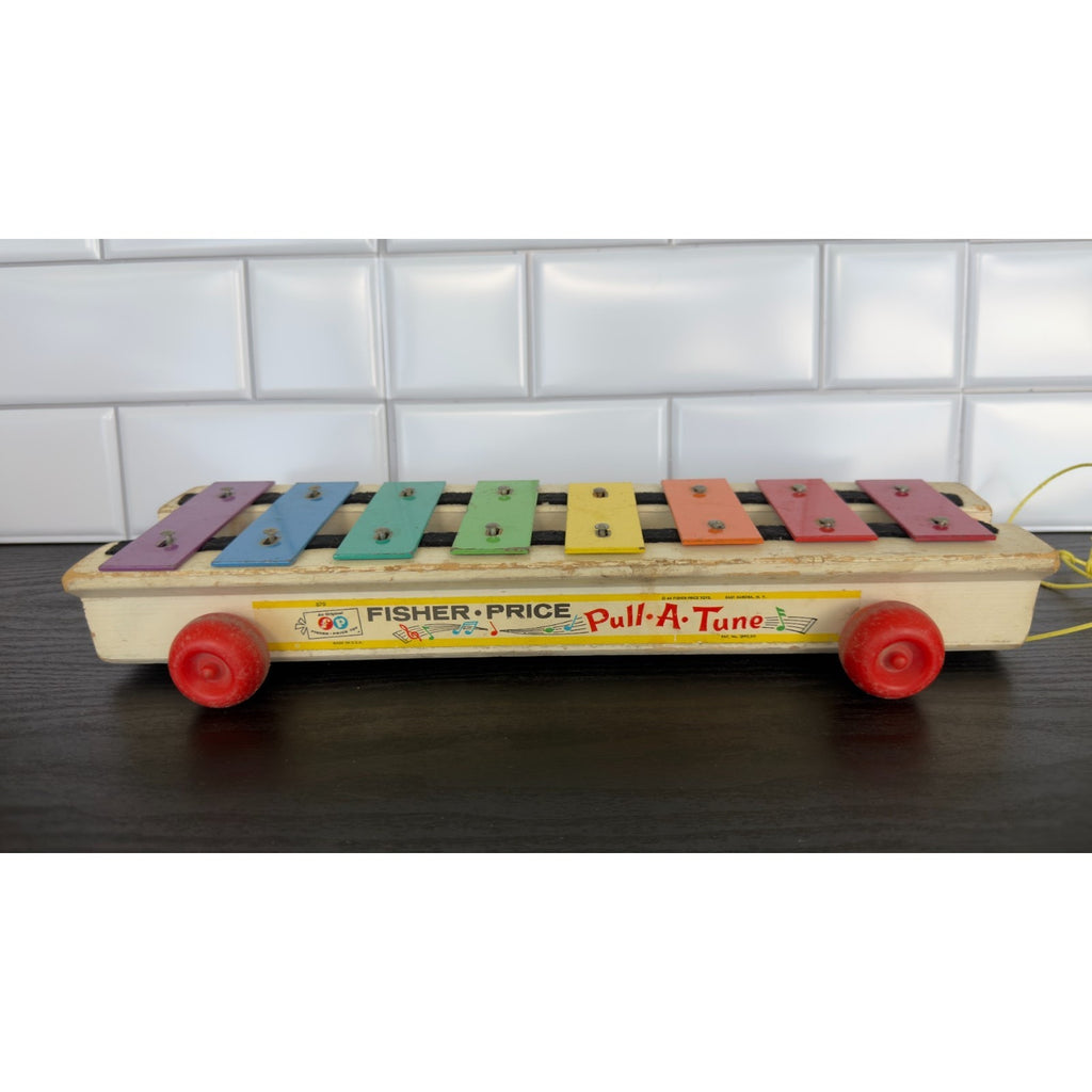 Vintage Fisher-Price Pull-A-Tune Xylophone #870 (1964–1978)