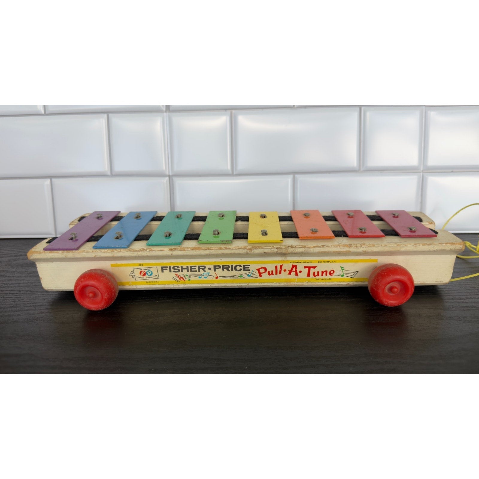 Vintage Fisher-Price Pull-A-Tune Xylophone #870 (1964–1978)