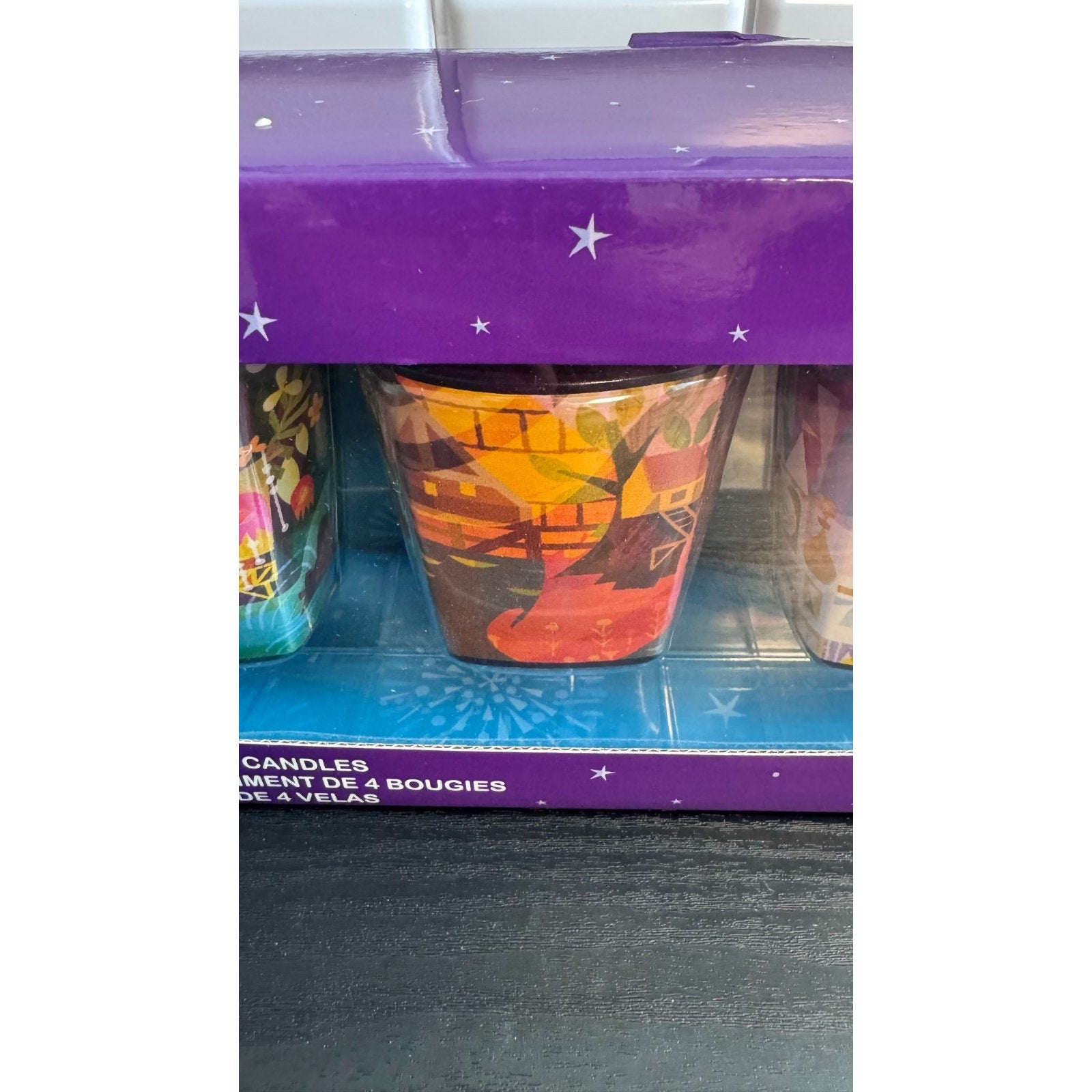 Disney Parks Exclusive Joey Chou Castle Collection 4 Candle Set Attractions NEW