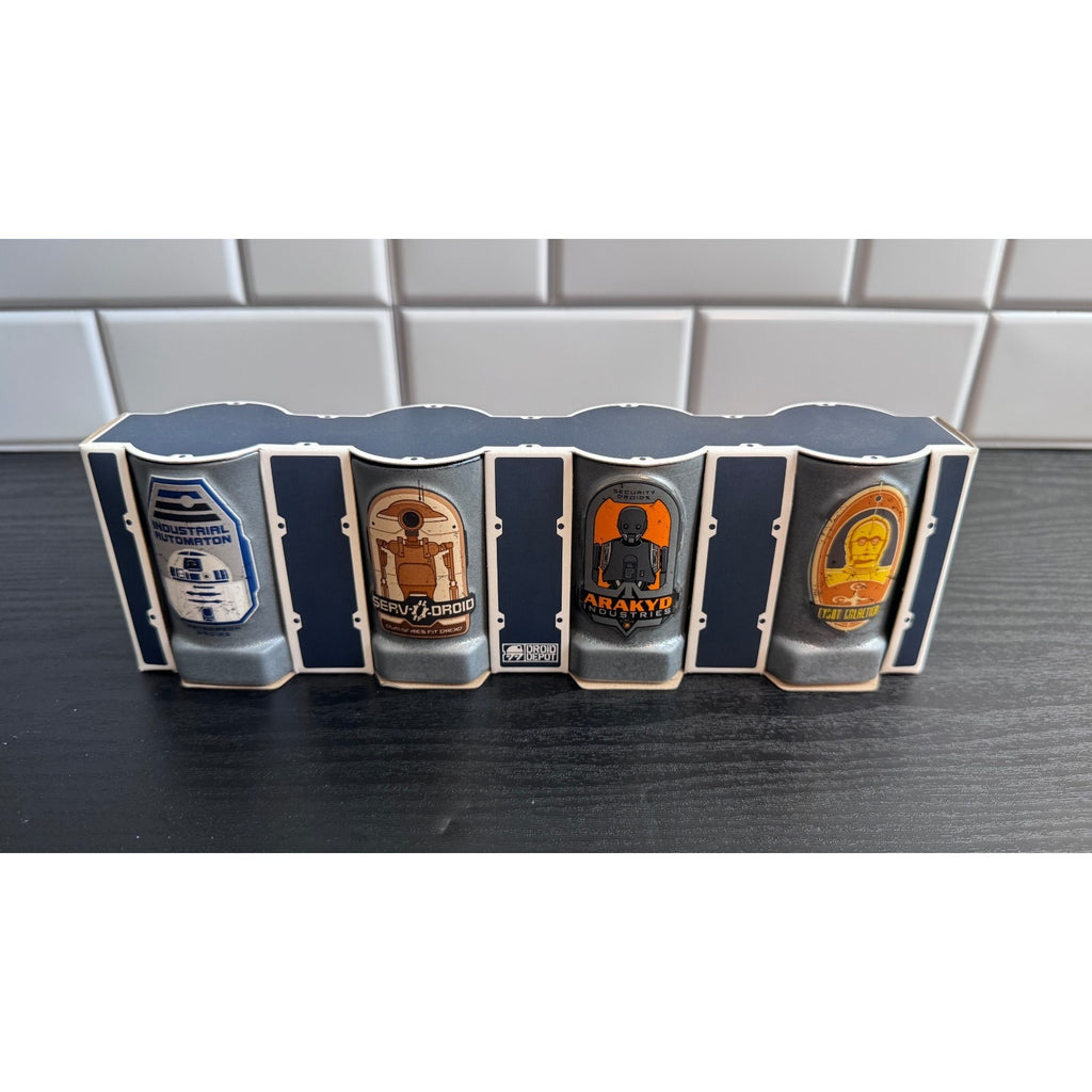 Disney Star Wars Galaxy's Edge Droid Depot Toothpick Holder Shot Glass Set NEW