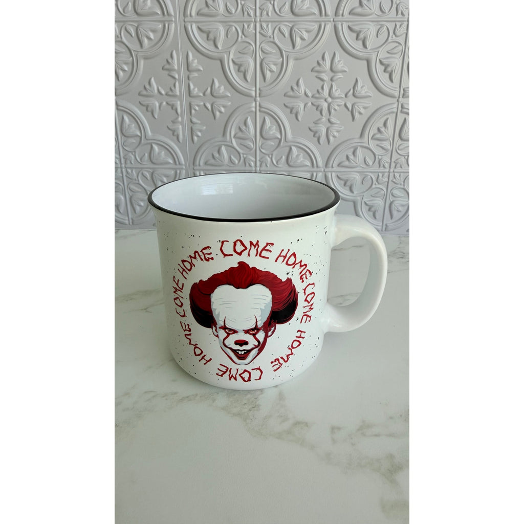 Silver Buffalo IT Chapter Two Pennywise Come Home Ceramic Camper Mug 20oz