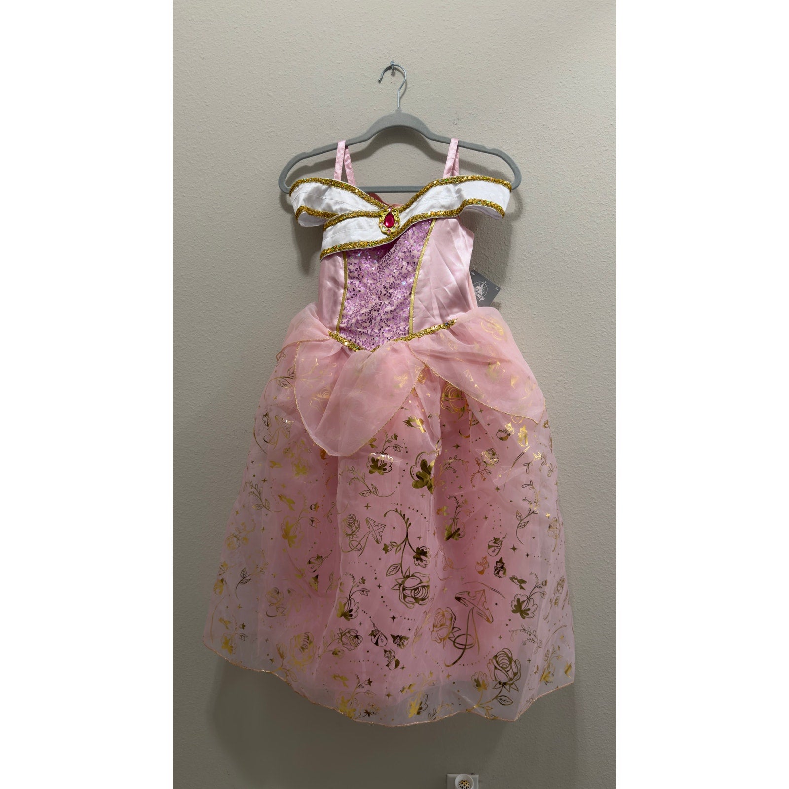 Disney Princess Aurora Costume for Kids Sleeping Beauty NWT Size 9/10