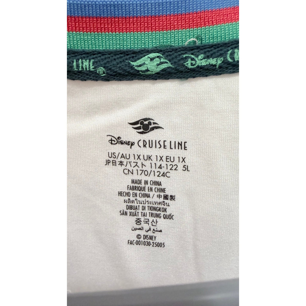 Disney Cruise Line Castaway Cay Mickey Minnie Graphic Tank Top Womens 1XL NWT
