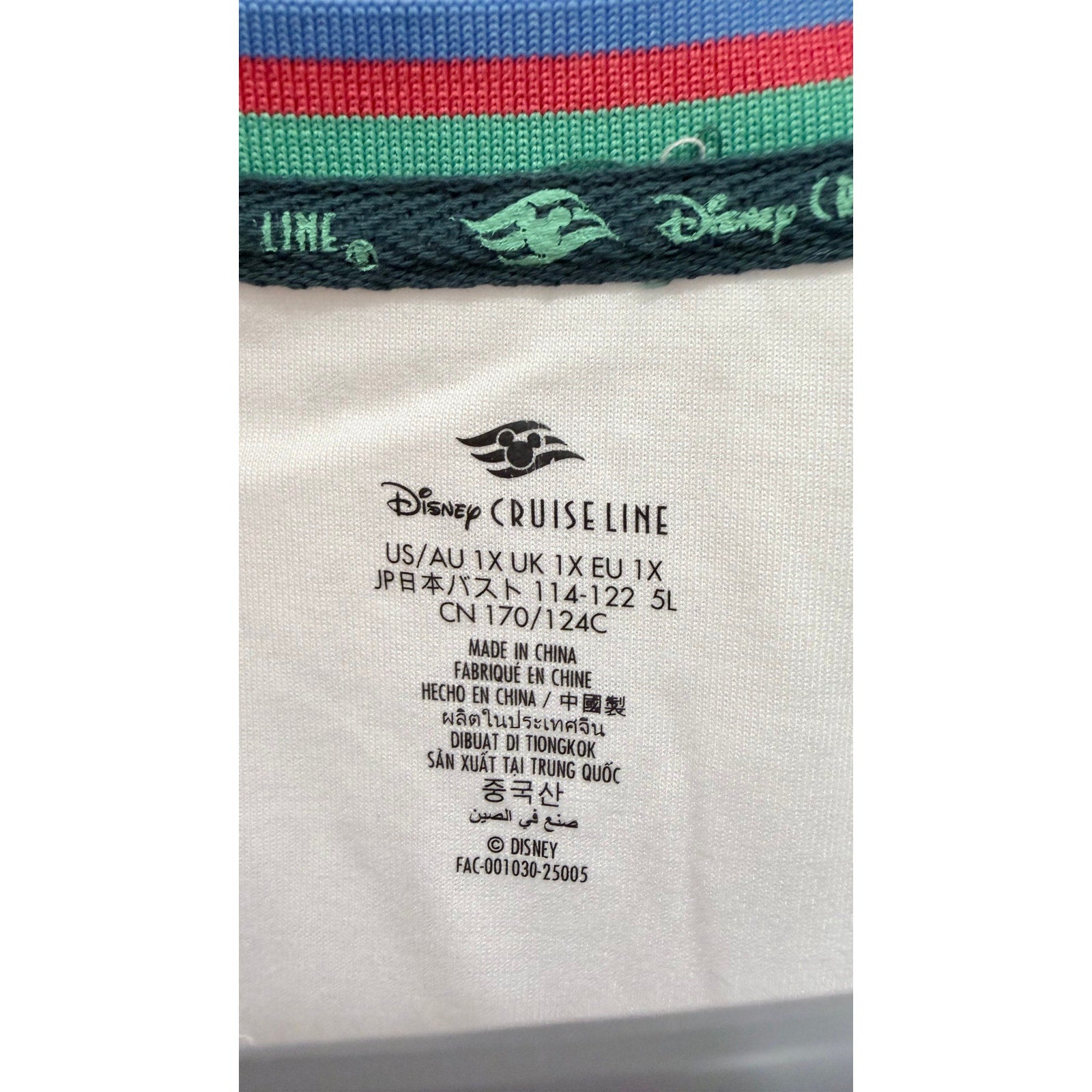 Disney Cruise Line Castaway Cay Mickey Minnie Graphic Tank Top Womens 1XL NWT
