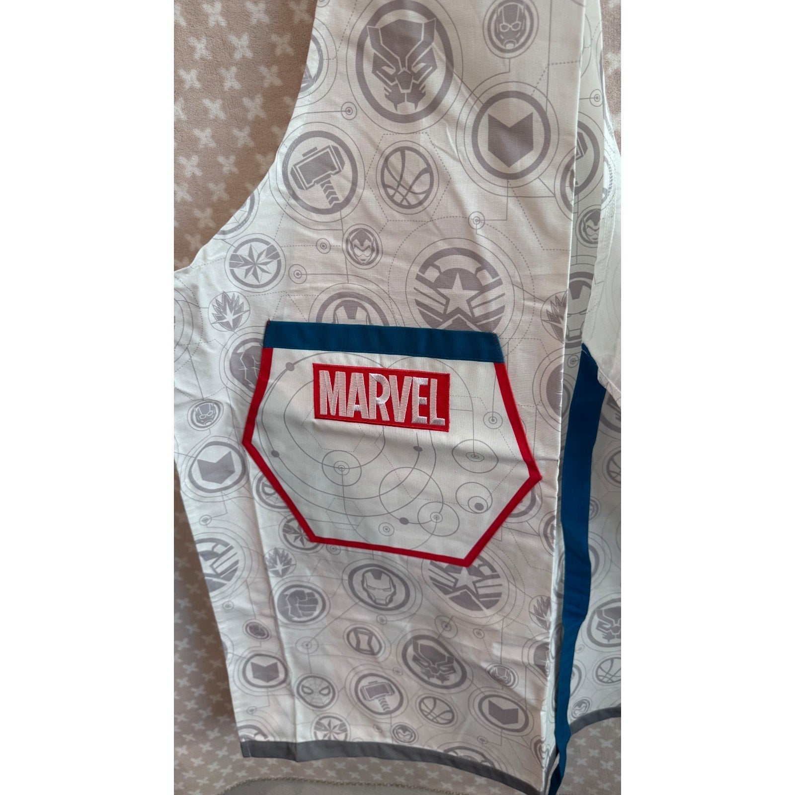 NEW Disney Parks Marvel Superhero Logos Apron