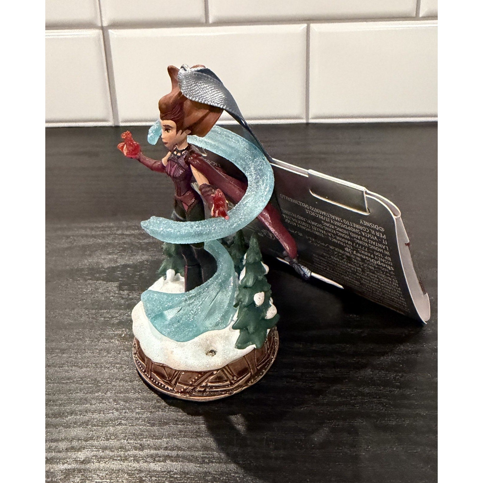 NWT Disney Scarlet Witch Light-Up Living Magic Sketchbook Ornament