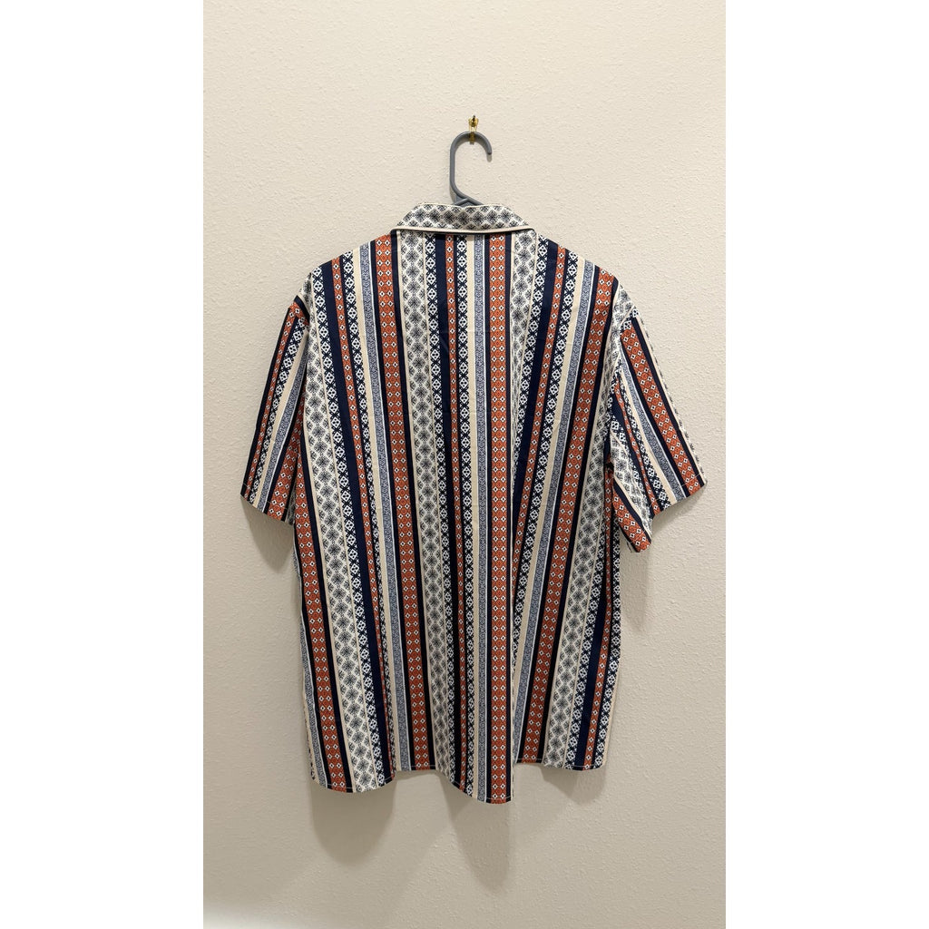 Men’s Casual Short Sleeve Button-Down Shirt - Turndown Collar - NWT