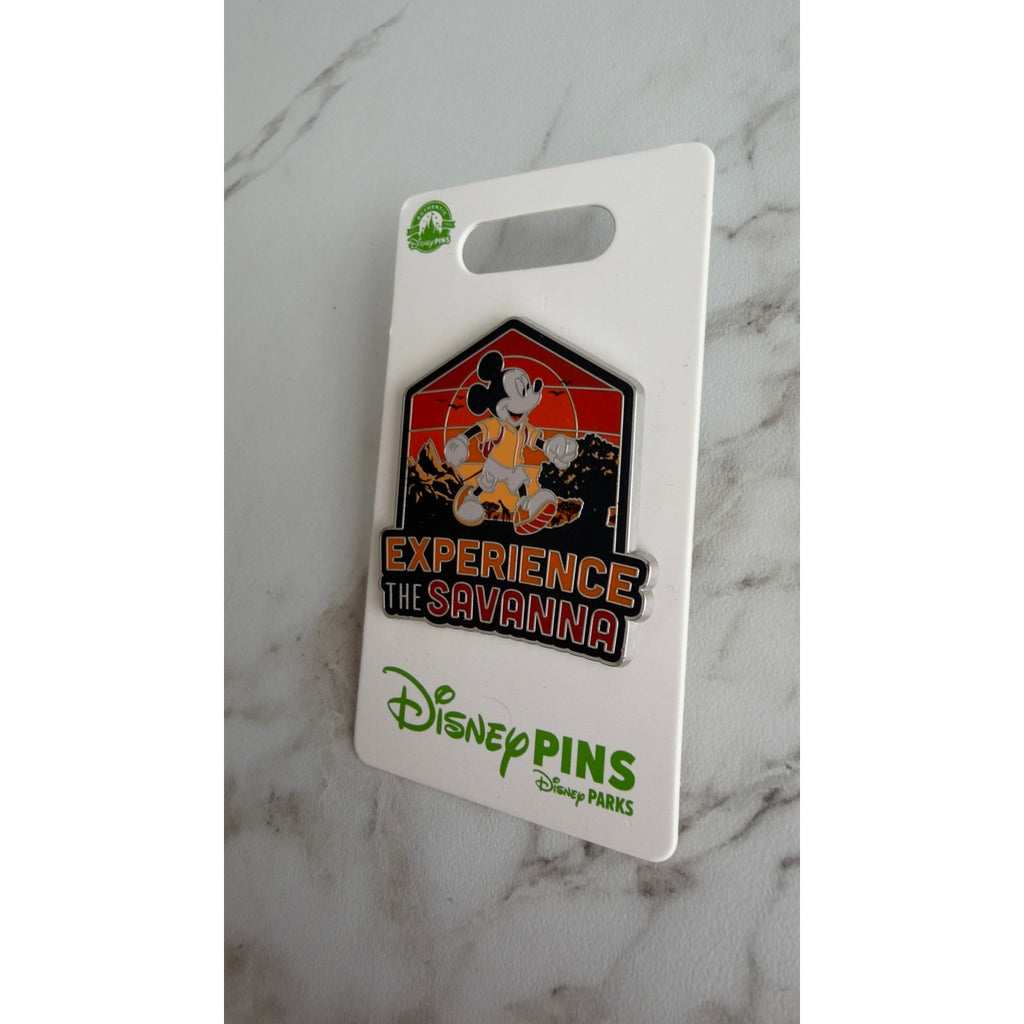 Disney Parks Animal Kingdom Mickey Mouse Experience the Savanna Pin NEW