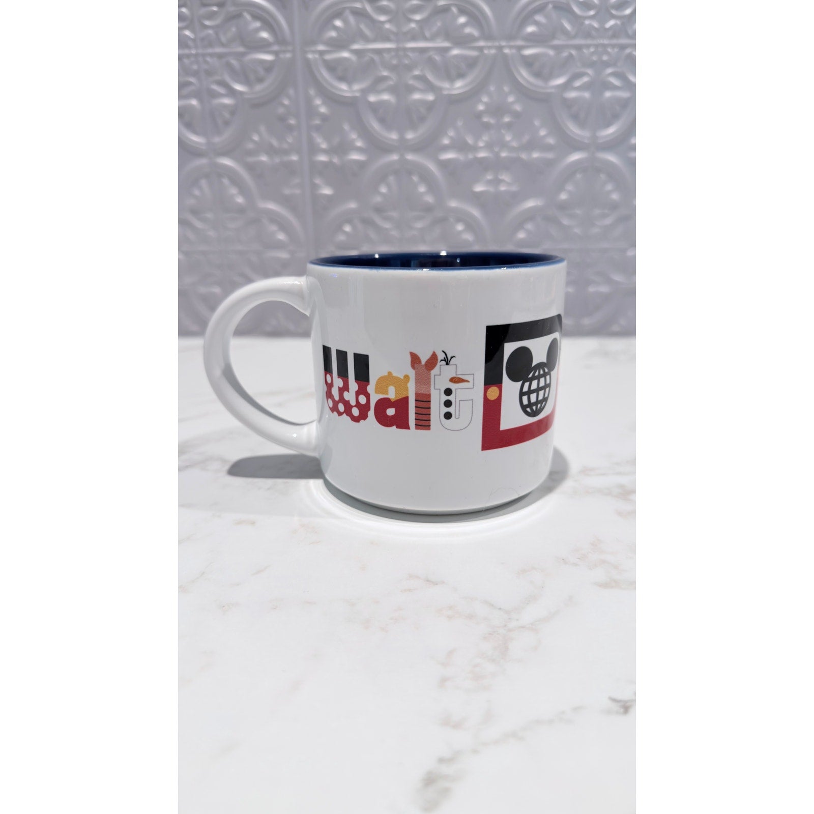 Walt Disney World Character Logo Stackable Mug Ceramic 14oz New