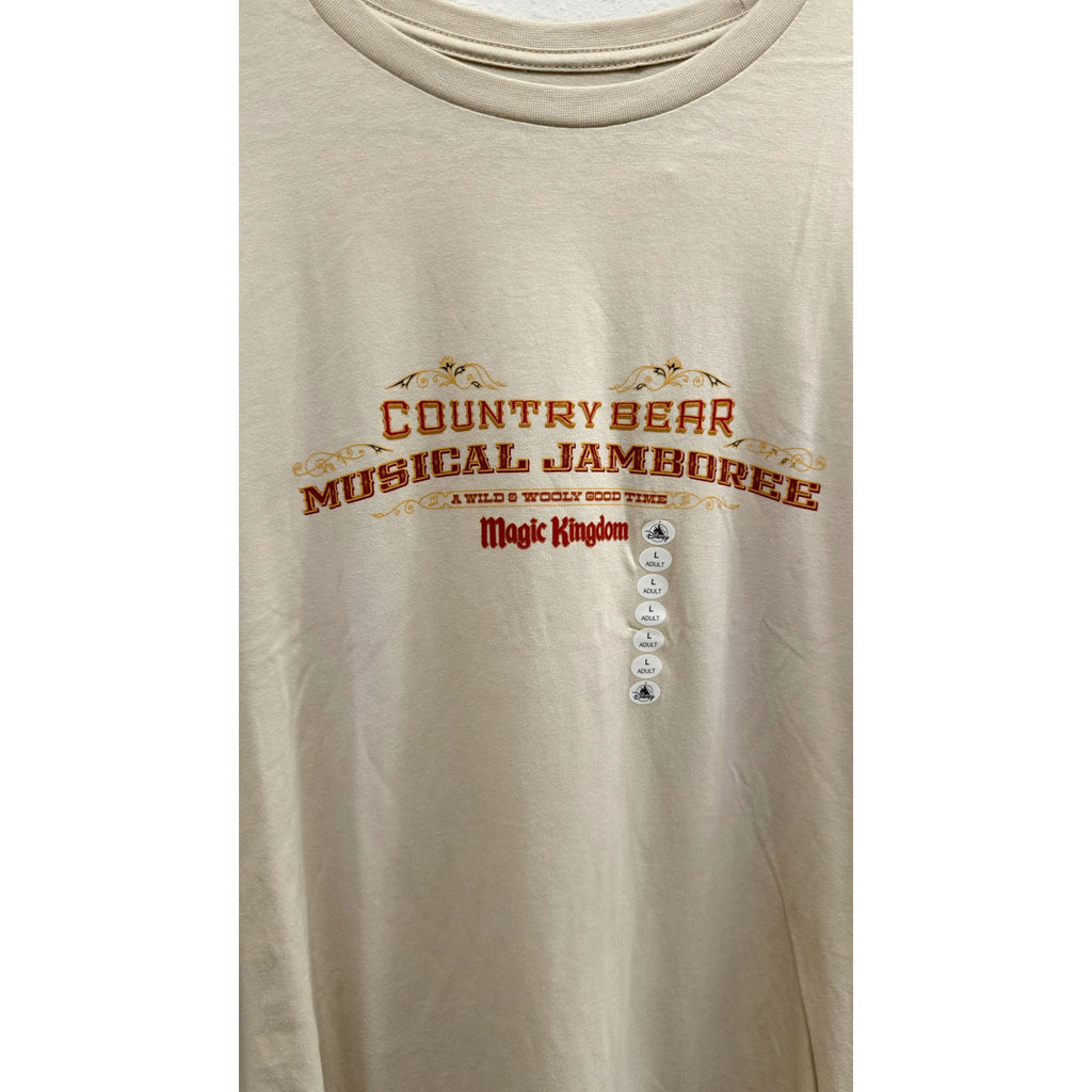 Disney Parks Country Bear Musical Jamboree Magic Kingdom T-Shirt Adult Large NWT