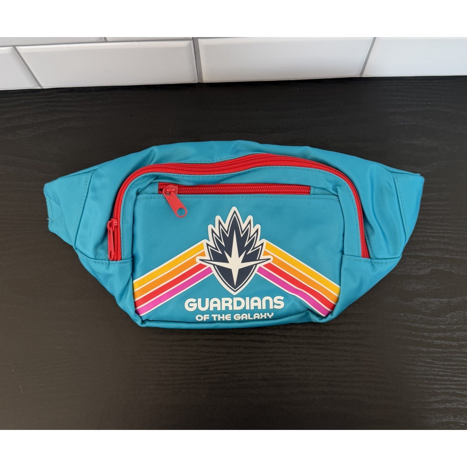 Guardians Of The Galaxy Blue Retro style Fanny Pack Bag Marvel NEW