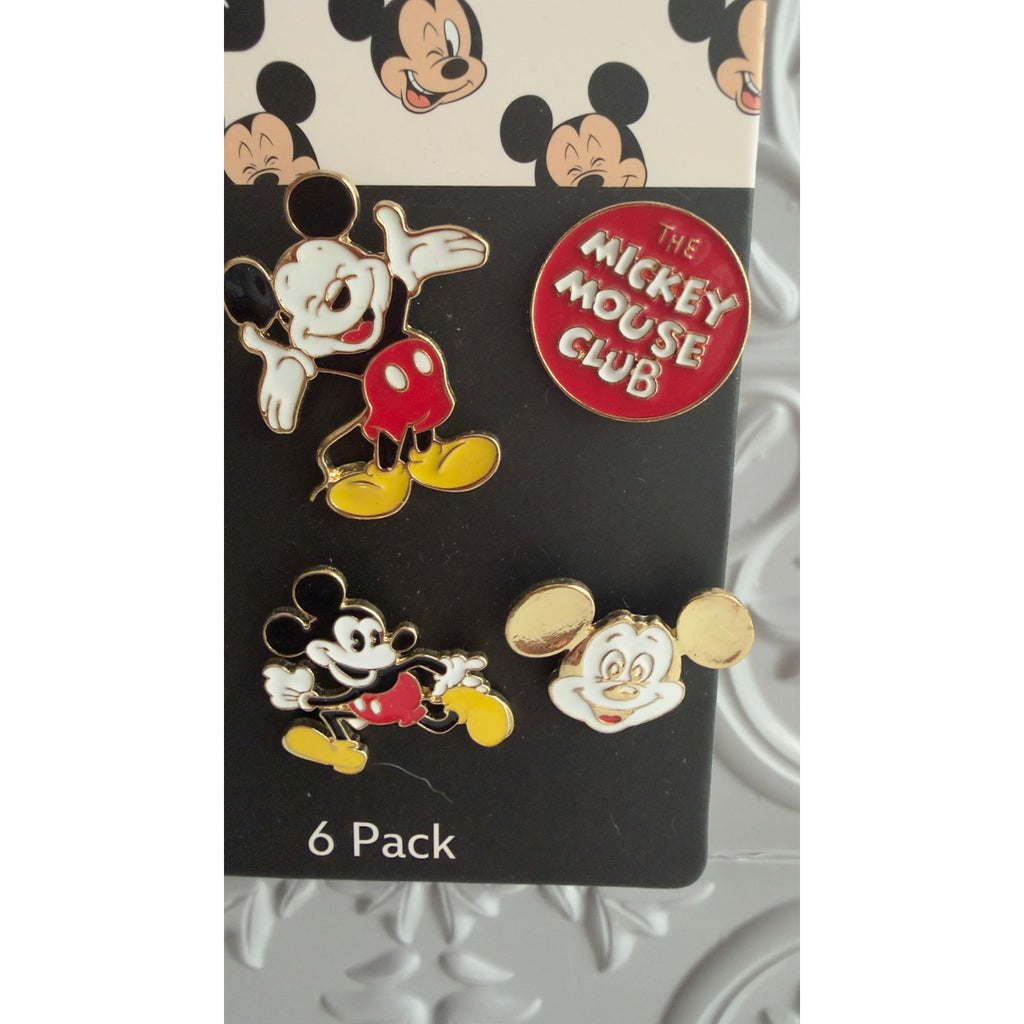 Primark x Disney Mickey Mouse 6-Pack Enamel Pin Set NEW