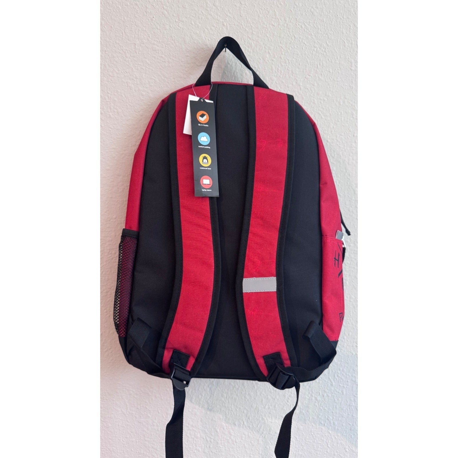Stranger Things Hellfire Club Backpack Slayers Red School Bag NWT