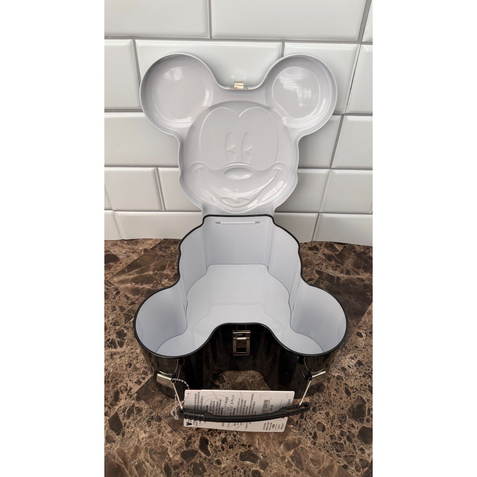 NEW Disney Parks Mickey Mouse Head Tin Lunch Box