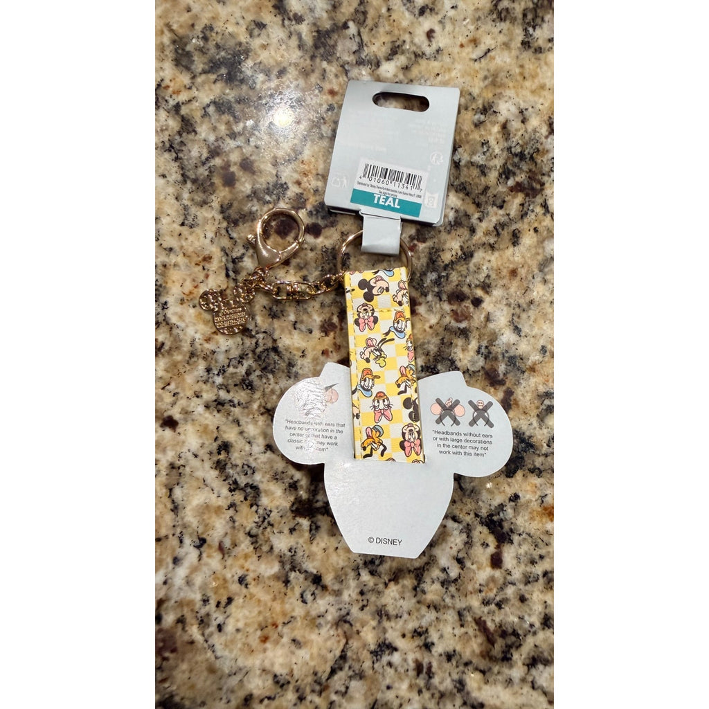 NEW Disney Parks "Mickey and Friends" Ears/Headband Holder Keychain