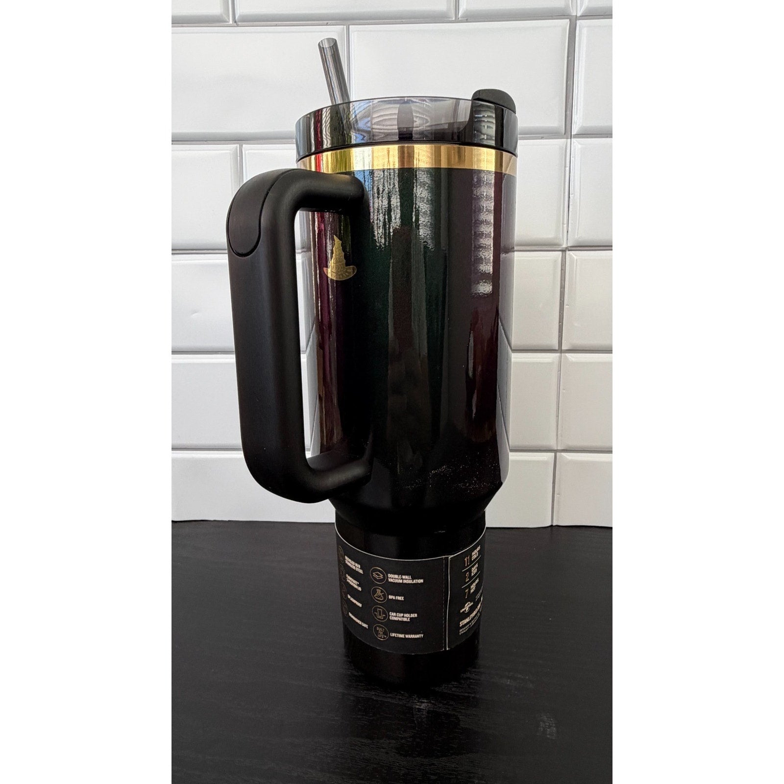 Wicked x Stanley Quencher H2.0 FlowState 40oz Tumbler - Elphaba For Good NEW