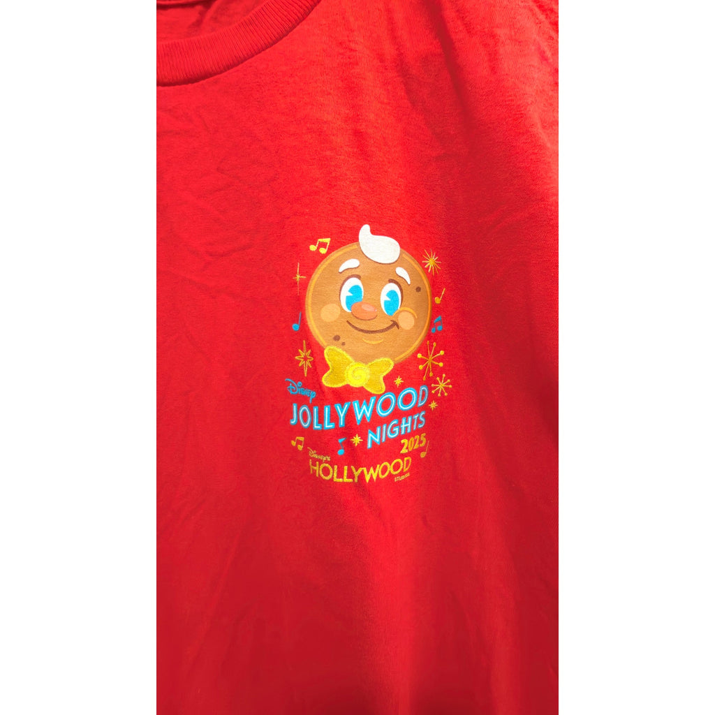 NWT Disney Jollywood Nights 2025 Ollie the Gingerbread Man Tee - Large