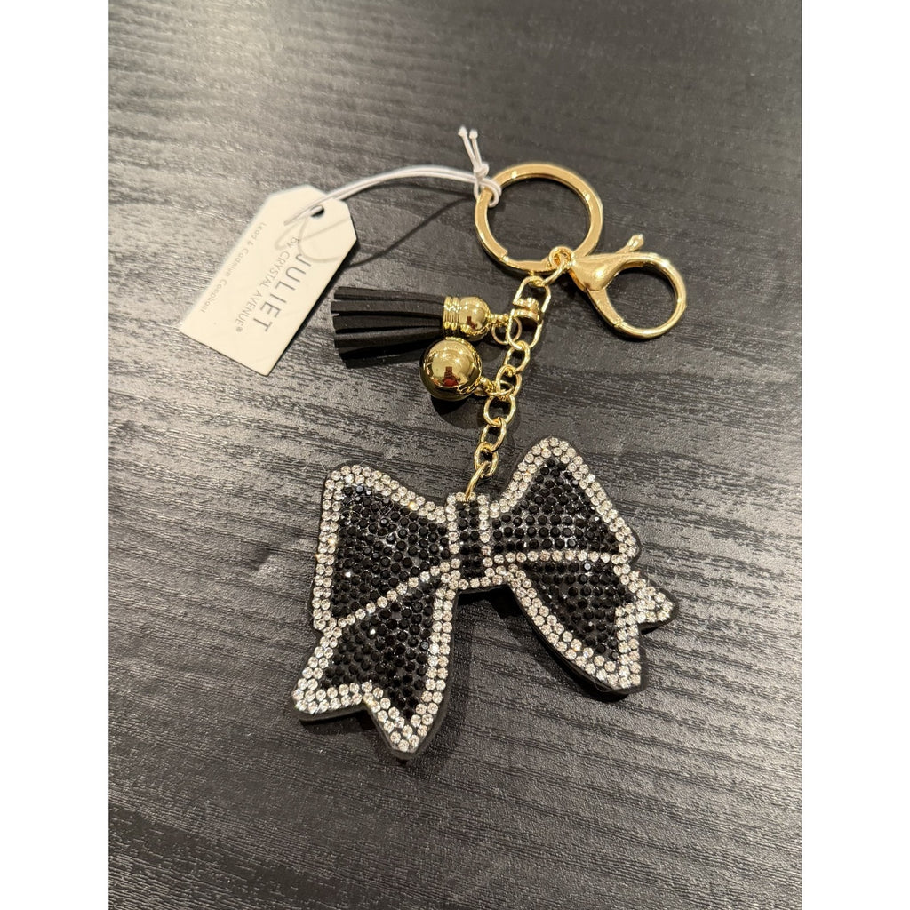 NEW Sparkling Bling "Fancy Bow" Keychain & Bag Charm