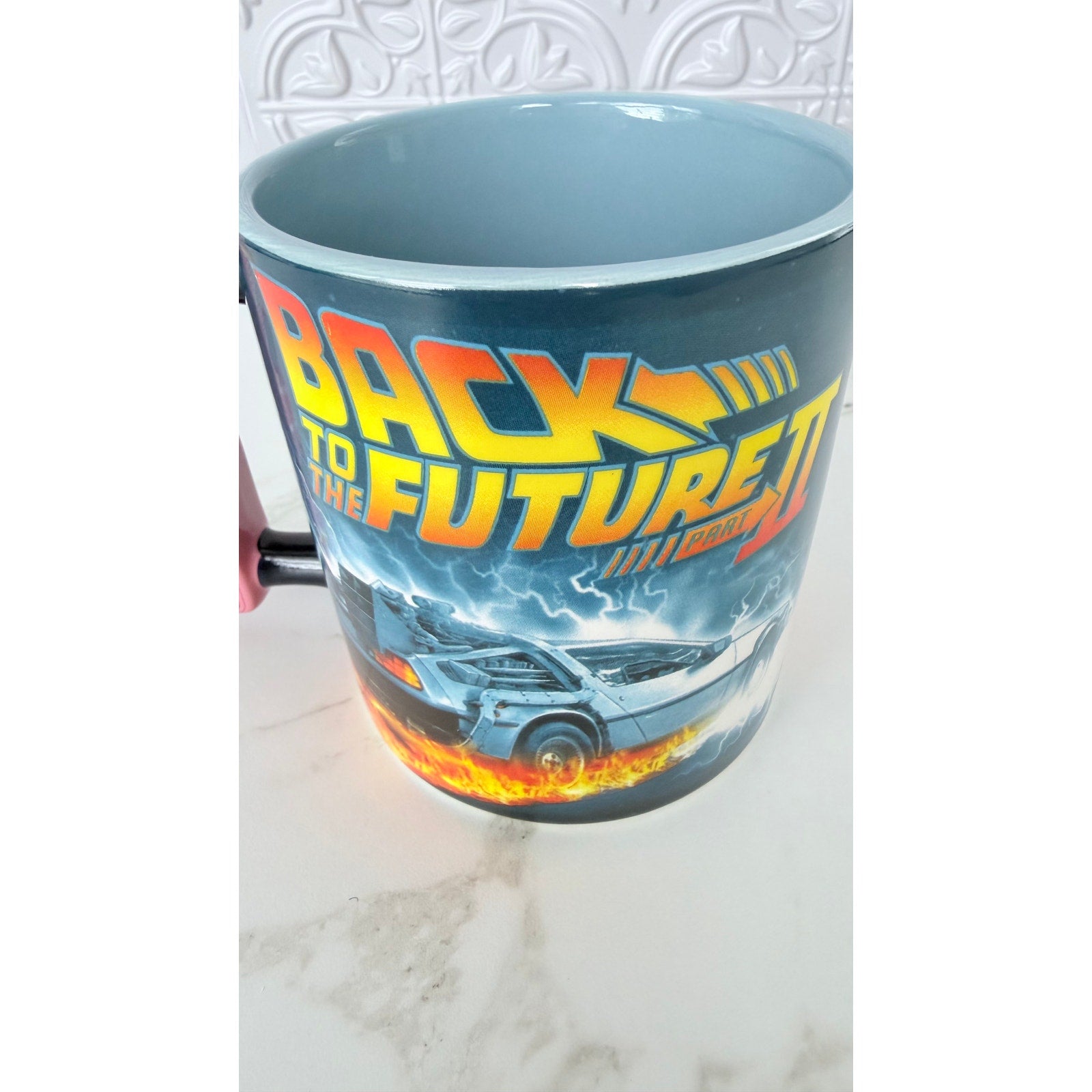 Back to the Future Part II DeLorean 20 oz Ceramic Mug NEW