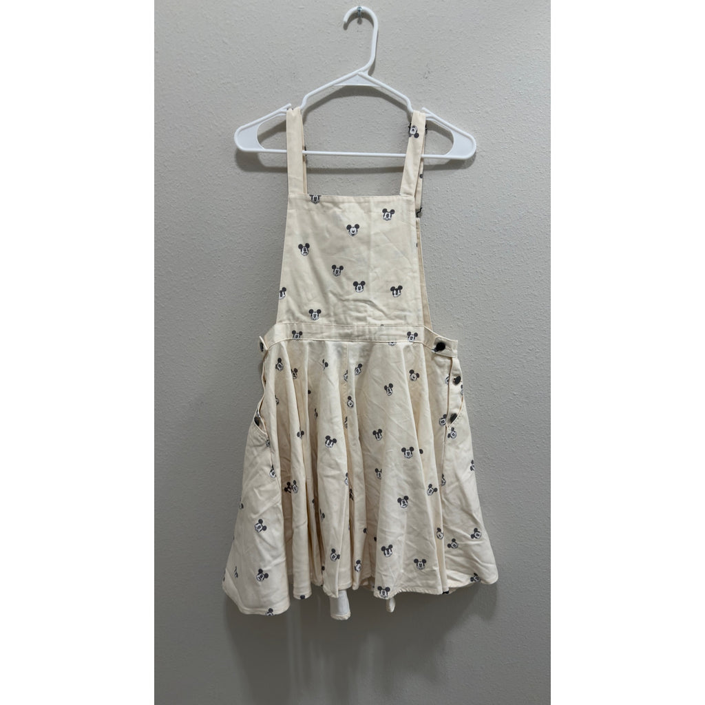 Disney Parks Her Universe Mickey Mouse Short Overalls Skirt Dress Large NWT
