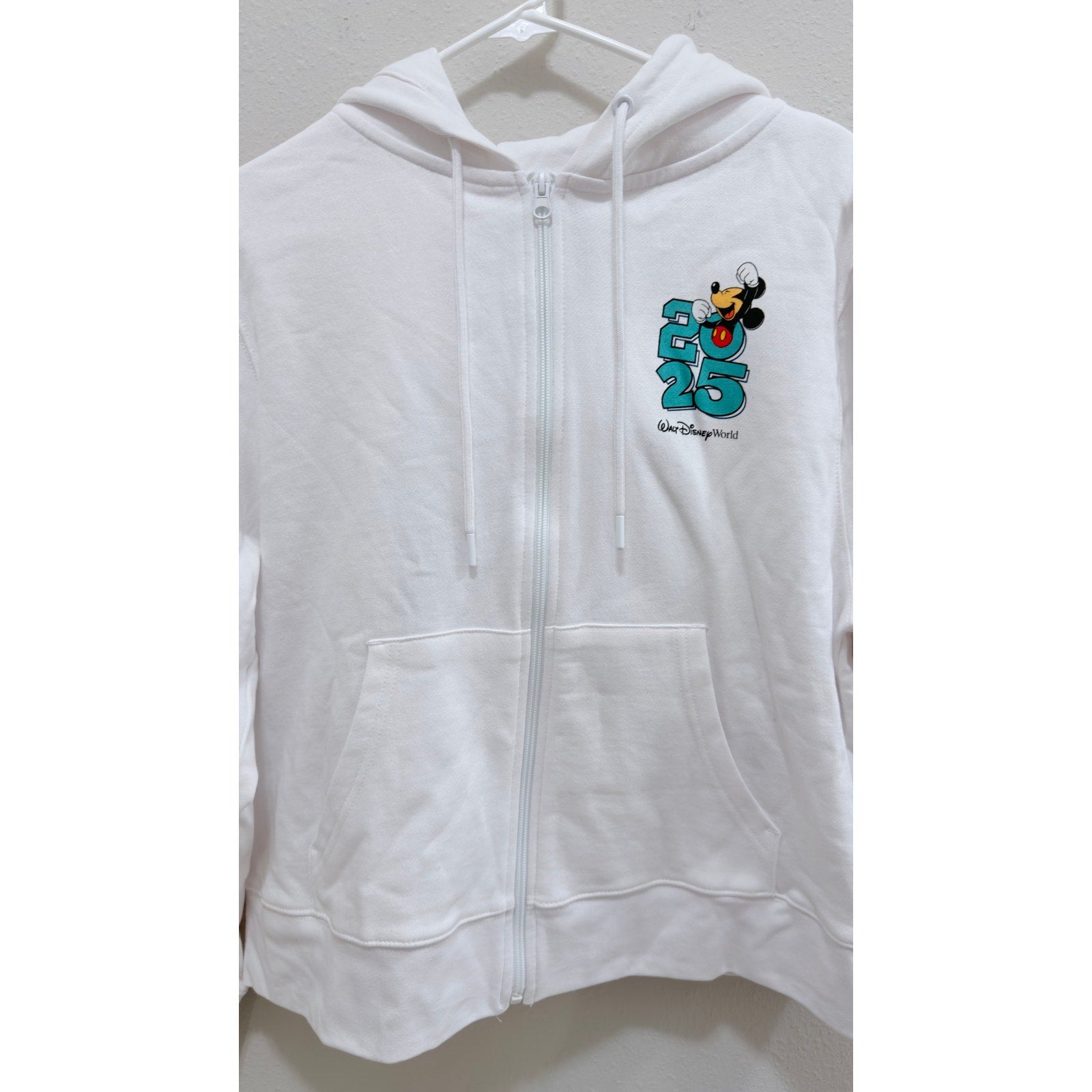 NWT 2025 Walt Disney World Mickey & Friends Zip-Up Hoodie - Women’s Large