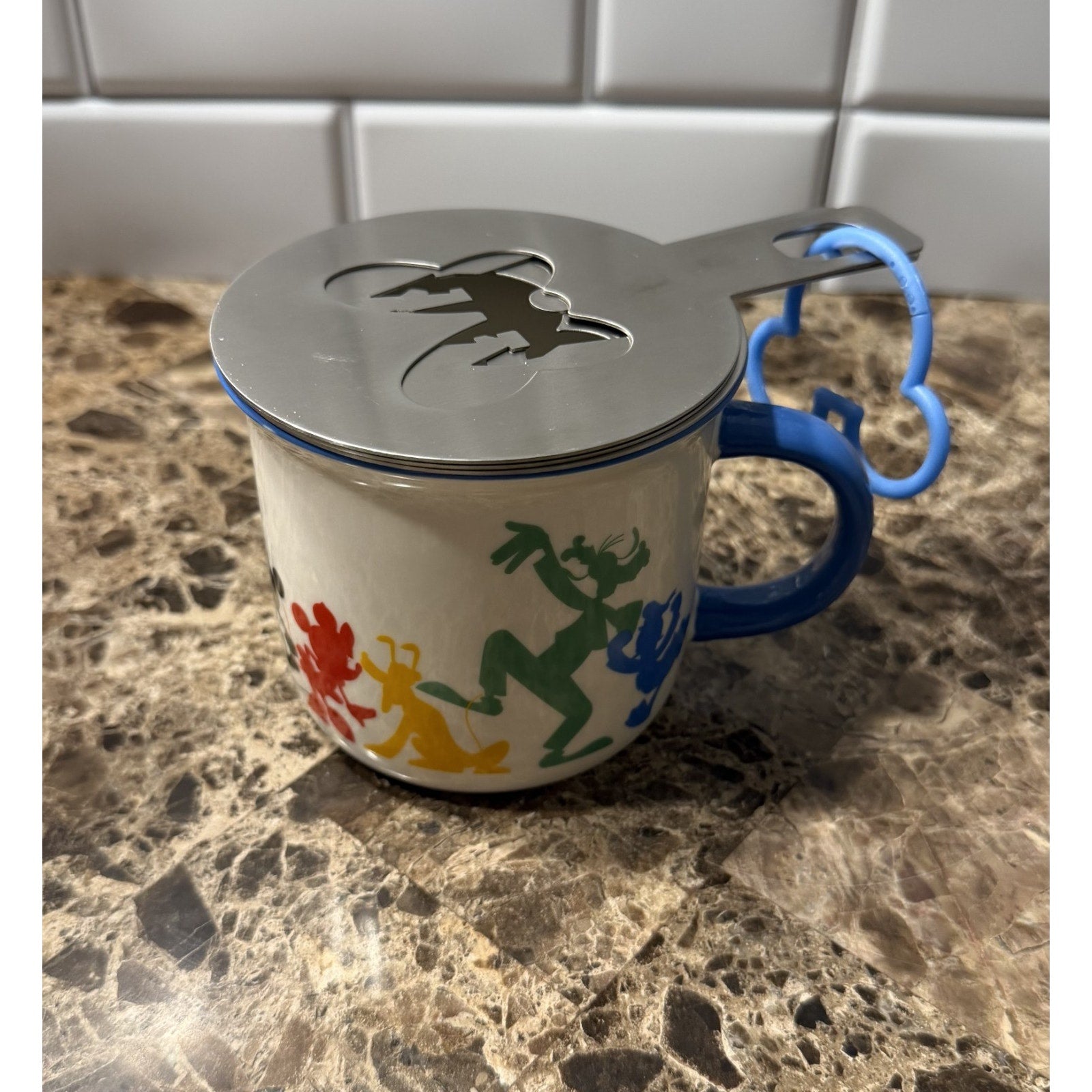 Disney Mousewares Mickey and Friends Mug & Stencils Set - NWOT