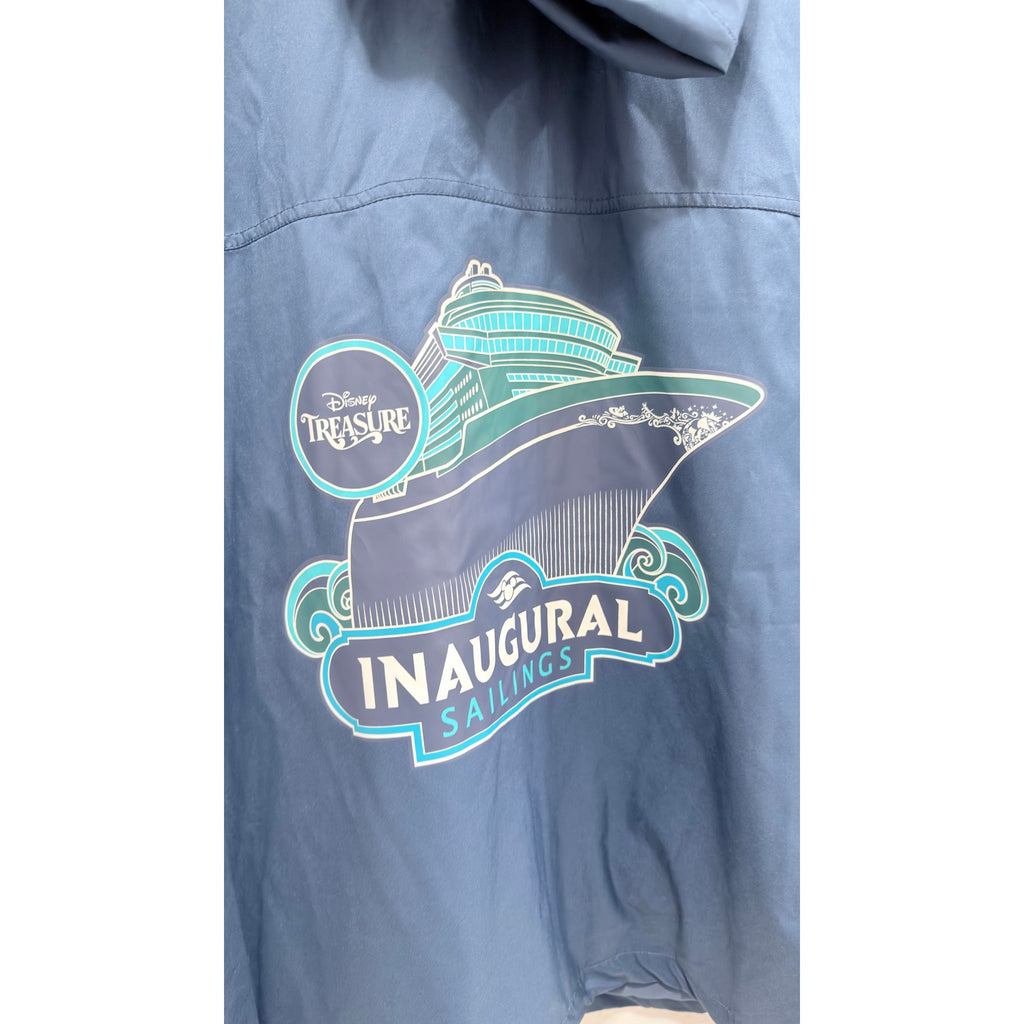 Disney Cruise Line Treasure Inaugural Sailing Windbreaker Jacket Large NWT