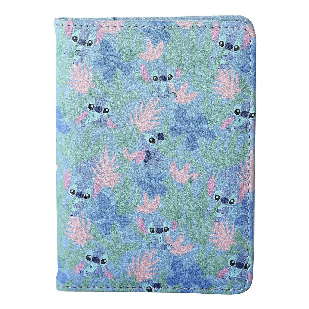 Disney Stitch Tropical Floral Passport Holder Cover Wallet Lilo & Stitch NWT