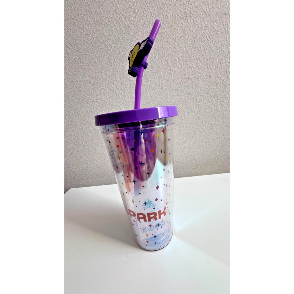 Disney Parks Exclusive Epcot Center Figment Tumbler One Little Spark NWOT
