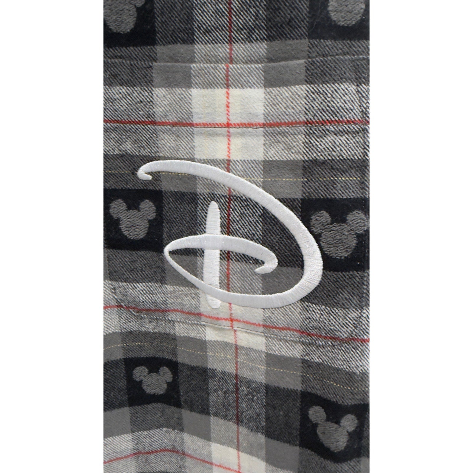 Disney Parks Walt Disney World Mickey Plaid Flannel Shirt Adult Large NWT