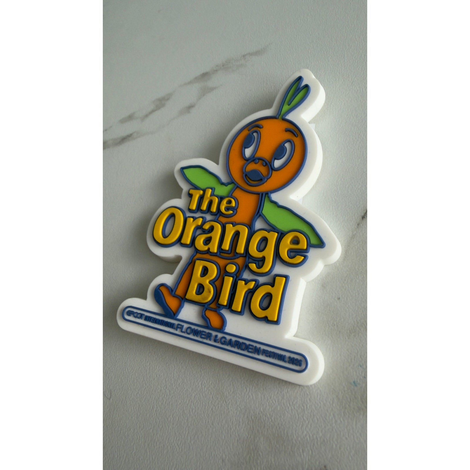 Disney Parks EPCOT Flower & Garden Festival 2026 Orange Bird Molded Magnet NEW