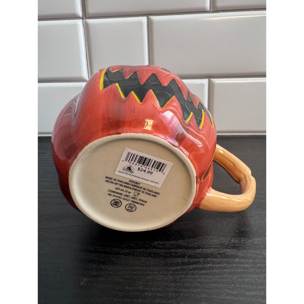 Disney Parks The Pumpkin King! Jack Skellington Sculpted 22oz Mug NEW