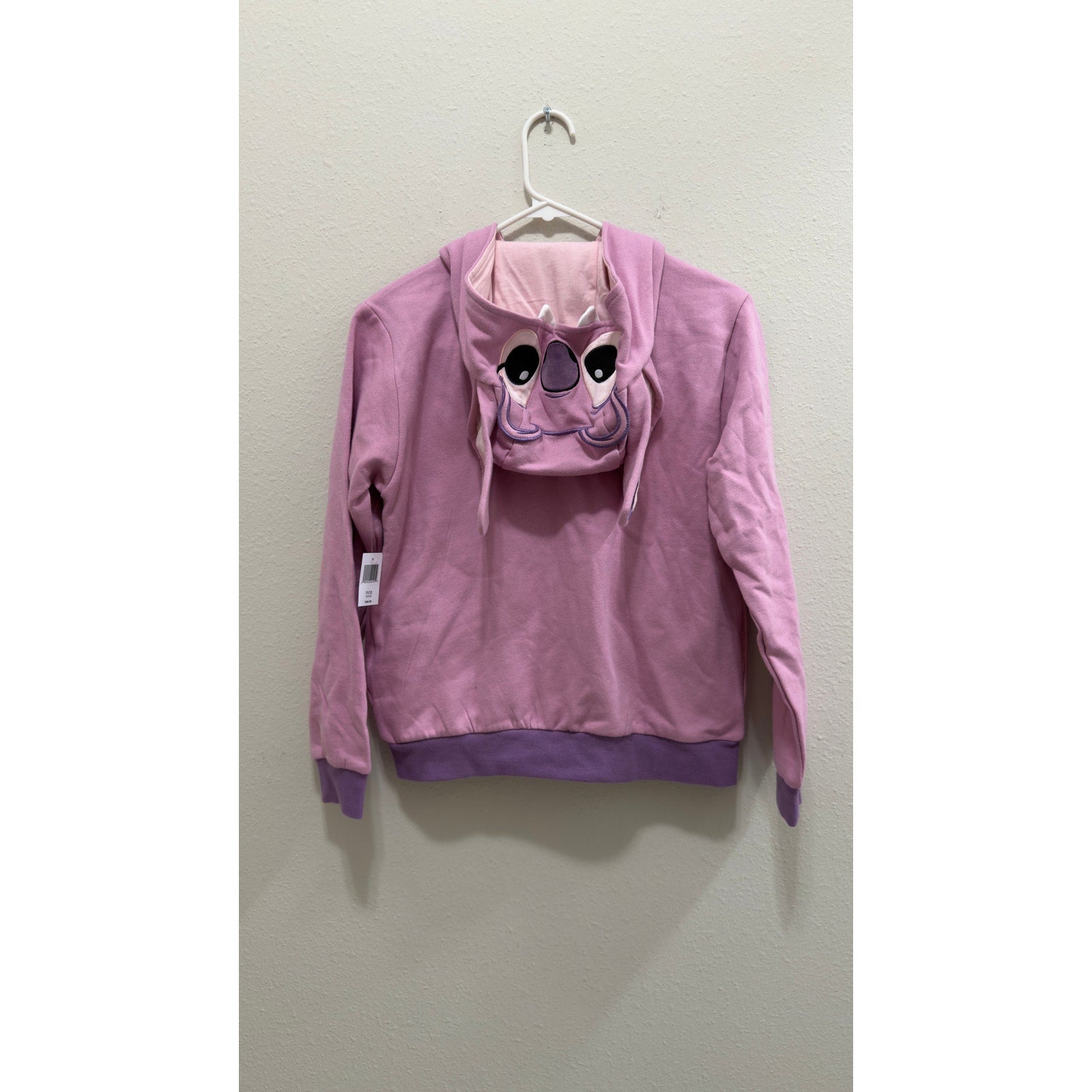 Disney Lilo & Stitch Youth Angel Costume Zip-Up Hoodie NWT Size 11/12